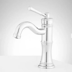 New Chrome St. Martin Single-Hole Bathroom Faucet - Signature Hardware