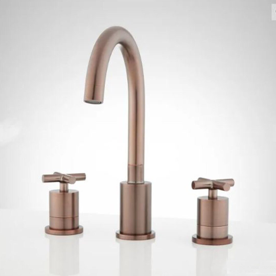 New Oil Rubbed Bronze Exira Widespread Bathroom Faucet by Signature Hardware