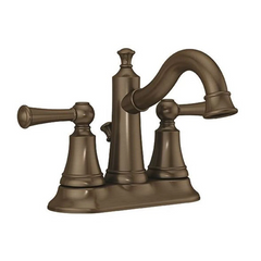 New Oil Rubbed Bronze Proflo Bartlett 1.2 GPM Two Lever Handle Centerset Brass Pop-Up Lavatory Faucet