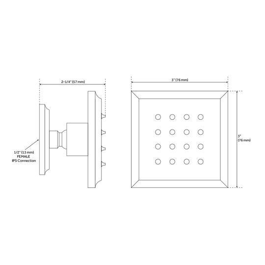 New Chrome Ryle Thermostatic Shower System with Hand Shower and 3 Body ...
